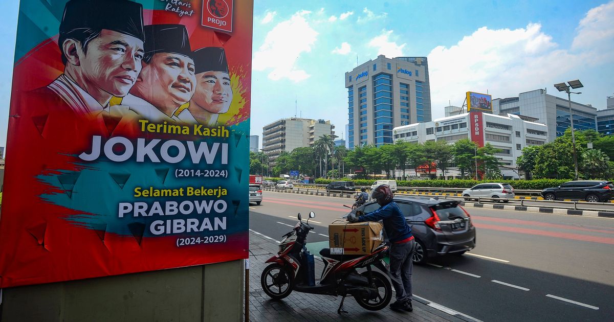 FOTO: Penampakan Baliho Terima Kasih Jokowi dan Selamat Bekerja Prabowo Menjamur Jelang Pelantikan Presiden 20 Oktober