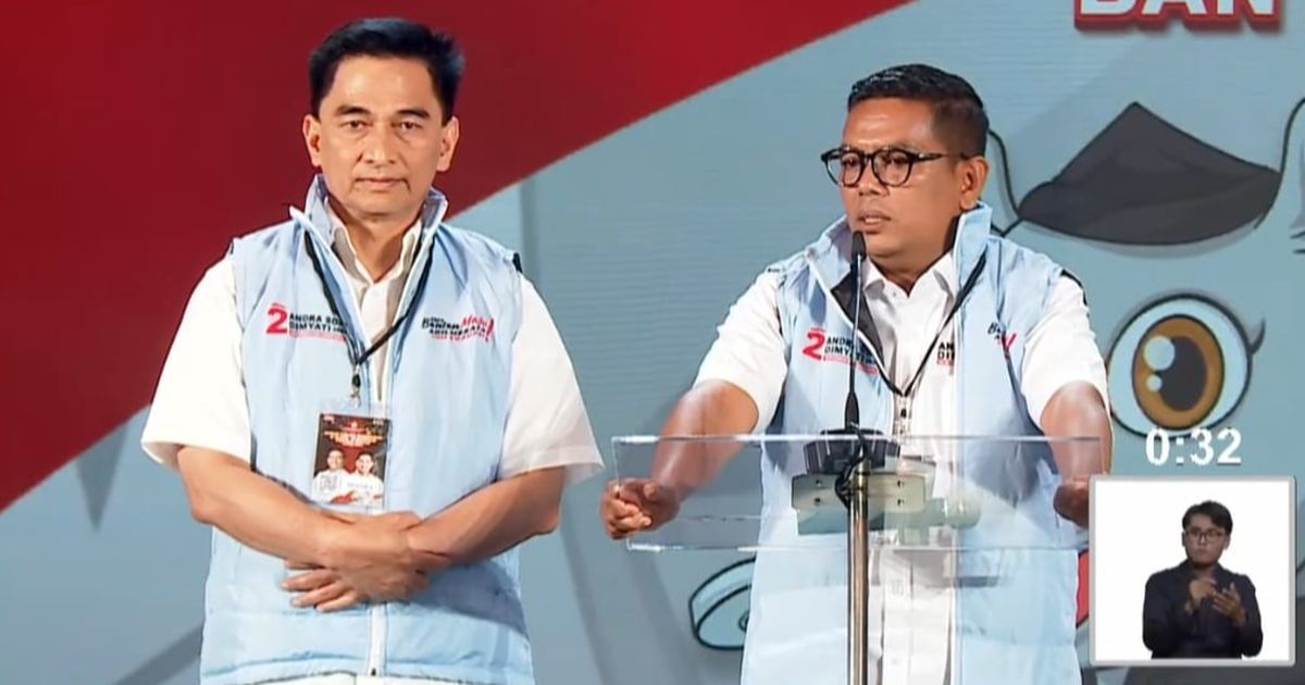 Debat Pilkada Banten, Andra Soni Pamer Program Banten Cerdas dan Sekolah Gratis untuk Semua