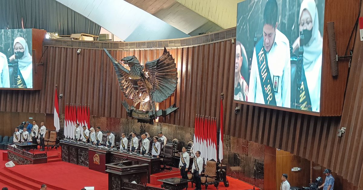 Mengintip Gladi Kotor Pelantikan Prabowo-Gibran di Gedung MPR/DPR