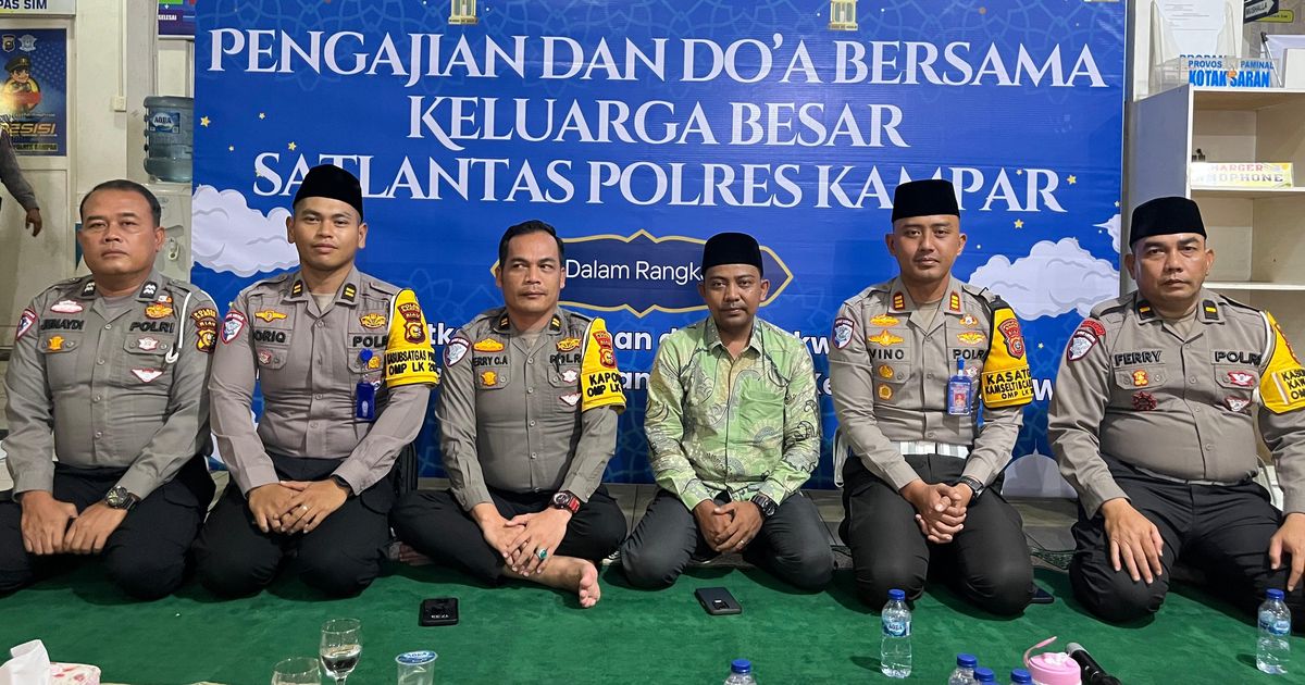 Satlantas Polres Kampar Gelar Doa Bersama, Berharap Pilkada Aman dan Kondusif