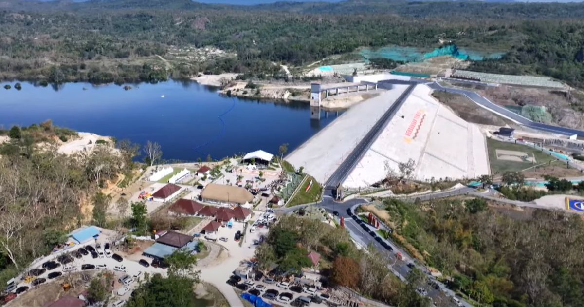 Melihat Bendungan Senilai Rp2,7 Triliun di NTT yang Diresmikan Jokowi