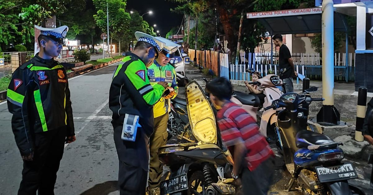 Puluhan Personel Polri Disebar ke Sejumlah Lokasi Strategis di Inhu