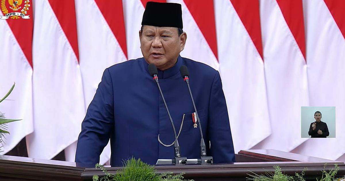 Pidato Perdana Sebagai Presiden, Prabowo Singgung Masih Marak Korupsi dan Kolusi di Indonesia