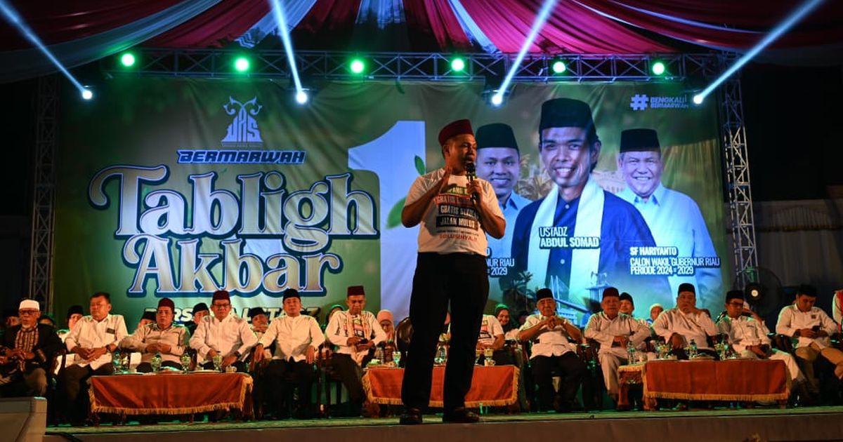 Di Hadapan Puluhan Ribu Warga, Abdul Wahid Tegaskan Pembangunan Jembatan Bengkalis-Riau Daratan