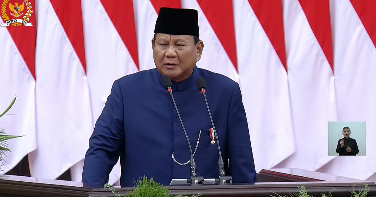 Pidato Lengkap Prabowo Usai Dilantik Sebagai Presiden, Singgung Korupsi hingga Pengusaha Nakal