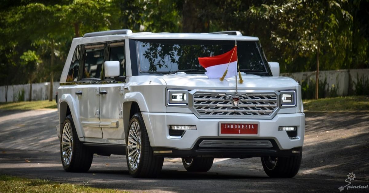 FOTO: Spesifikasi dan Tampilan Detil Maung Garuda Limousin yang Jadi Mobil 'Indonesia 1' Prabowo, Gagah dan Antipeluru!