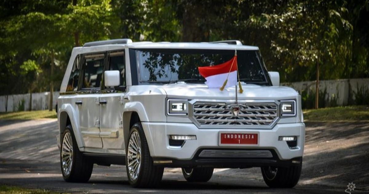 VIDEO: Dipamerkan Prabowo, Keren Spesifikasi Mobil MV3 Garuda Putih Limousine Buatan Indonesia