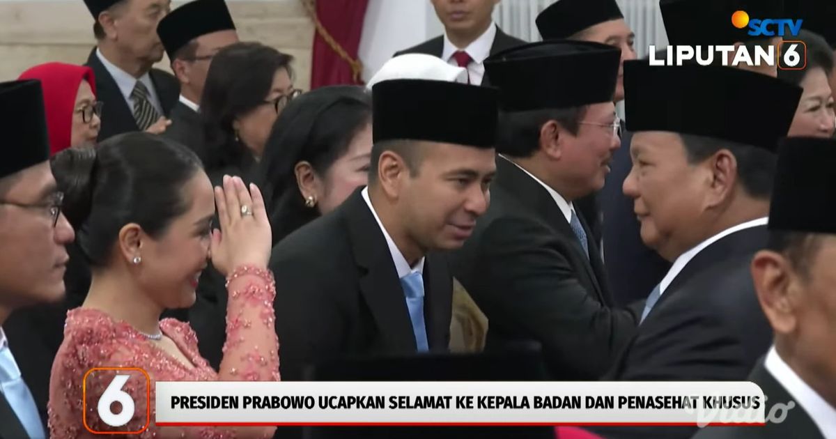 Satu Istana Terpesona Lihat Kecantikan Nagita Slavina Dampingi Raffi Ahmad Jadi Pejabat