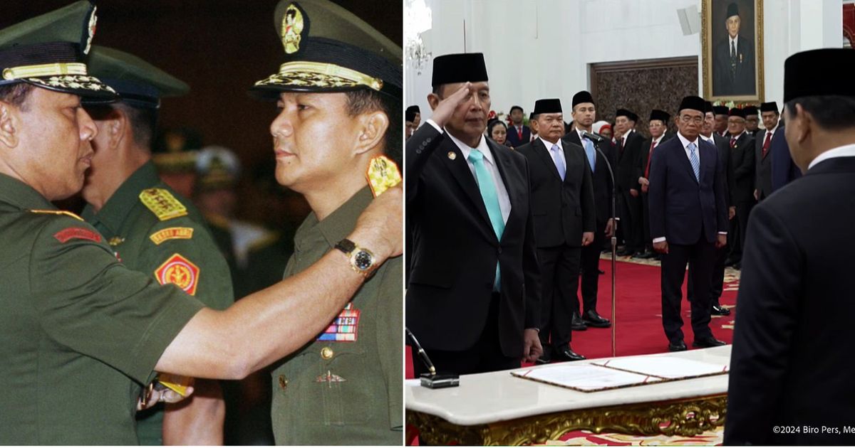 FOTO: Dua Momentum Wiranto: Dulu Copot Pangkat Prabowo, Kini Dilantik Jadi Penasihat Khusus Presiden