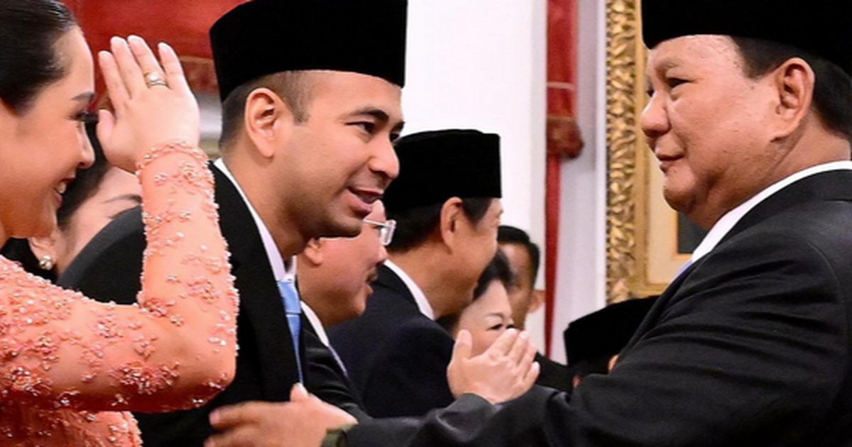 Raffi Ahmad Salaman dengan Prabowo Subianto, Nagita Slavina Semringah Sambil Hormat