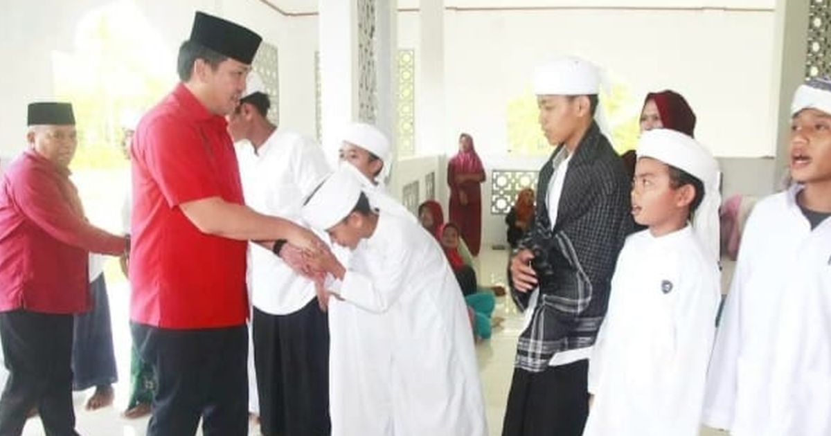 Serap Aspirasi di Ponpes Al-Mukhlisin, Steven Kandouw Janji Tingkatkan Fasilitas Umat di Bolmut