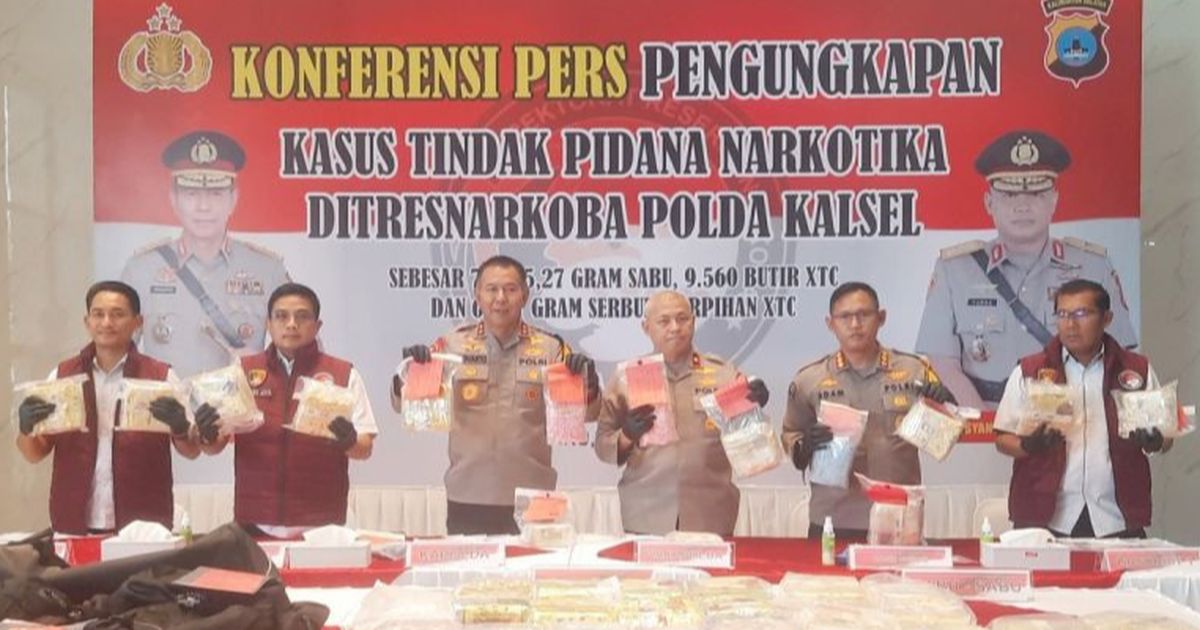 Jaringan Fredy Pratama Kembali Dibongkar Polisi, Puluhan Kilogram Sabu dan Ribuan Ekstasi Disita