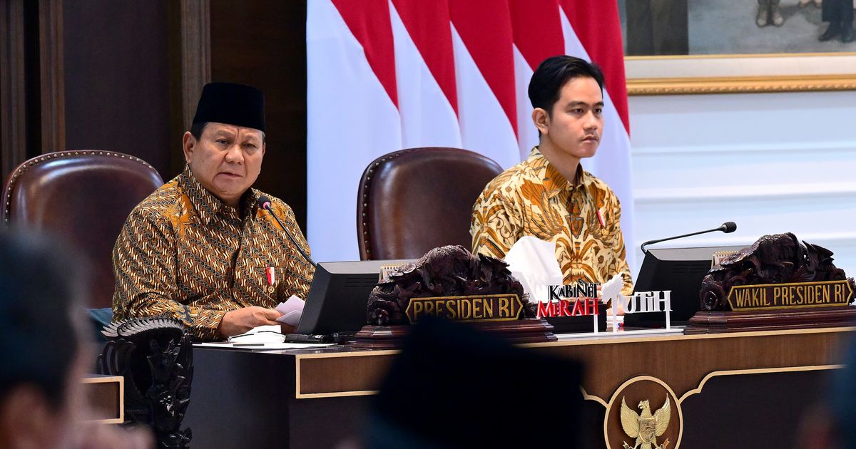 Kerasnya Prabowo di Rapat Kabinet Perdana