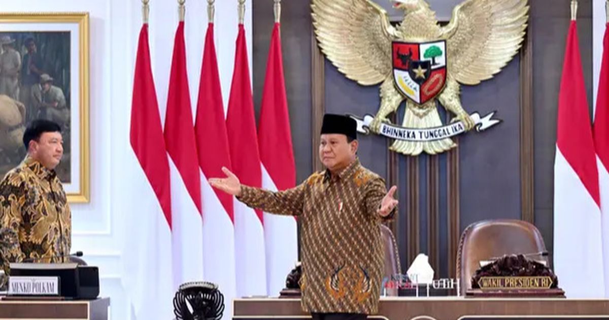 VIDEO: Keras Prabowo Depan Menteri 