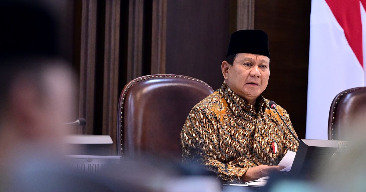 VIDEO: Pidato Pertama Prabowo Depan Menteri 