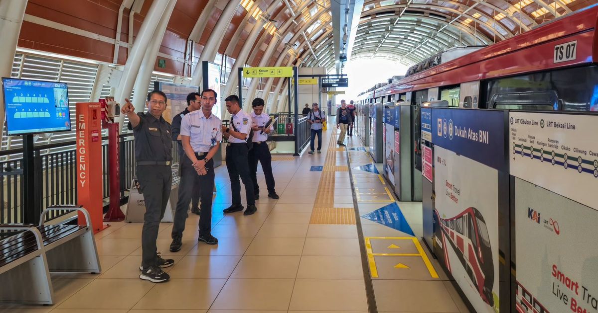 Canggihnya Stasiun LRT Dukuh Atas BNI, Ada Teknologi Crowd Detection System