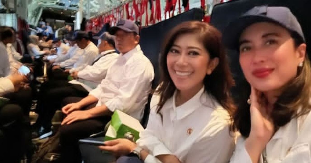 Suasana Menteri Kabinet Merah Putih Naik Hercules ke Lembah Tidar Jalani Ospek