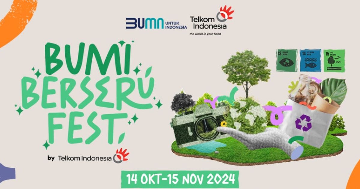 Telkom Ajak Masyarakat Melestarikan Lingkungan melalui Kompetisi Bumi Berseru Fest 2024