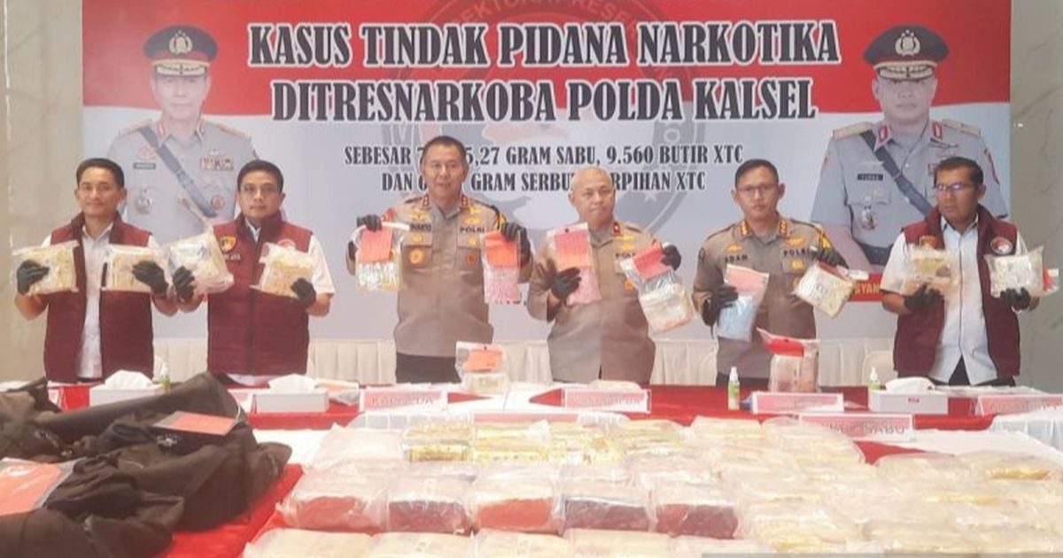 DPR Minta Polisi Perketat Perbatasan Usai Sita 70 Kg Narkoba di Kalsel