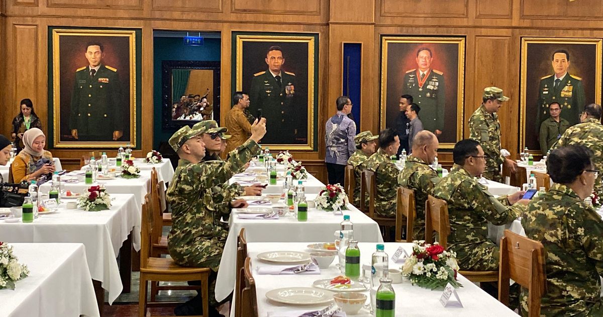 Mengintip Menu Makan Malam Retreat Kabinet Merah Putih Prabowo-Gibran di Akmil Magelang