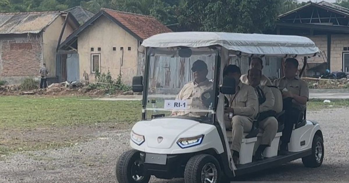 Naik Buggy Car, Prabowo Tinjau Satuan Pelayanan Makan Bergizi di Magelang