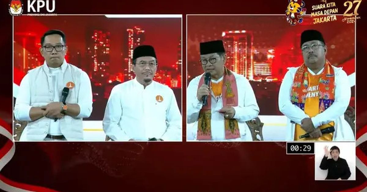 Daftar 7 Panelis dan 2 Moderator Debat Kedua Pilkada Jakarta 2024 Malam Ini