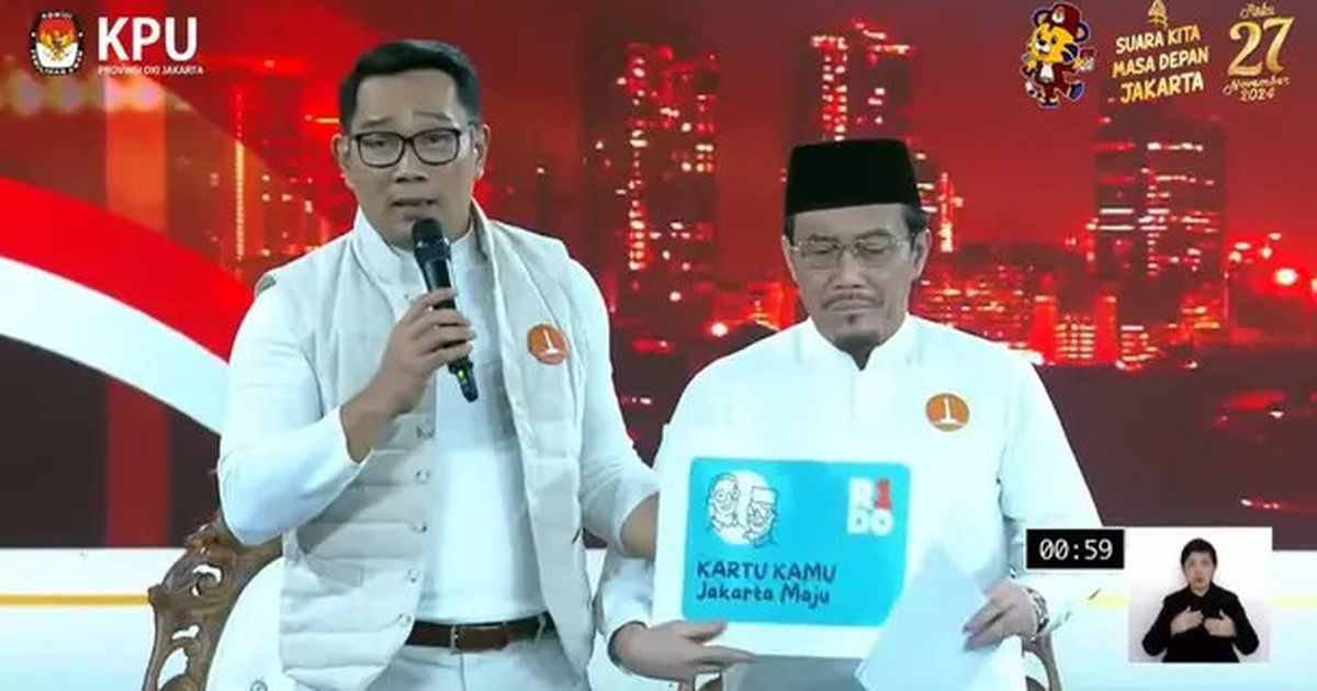 Ridwan Kamil-Suswono akan Terbitkan Kartu KAMU, Gabungkan Kartu-Kartu di Era Anies