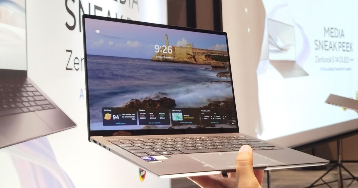 ASUS Pamer Laptop Terbaru Zenbook S14 OLED