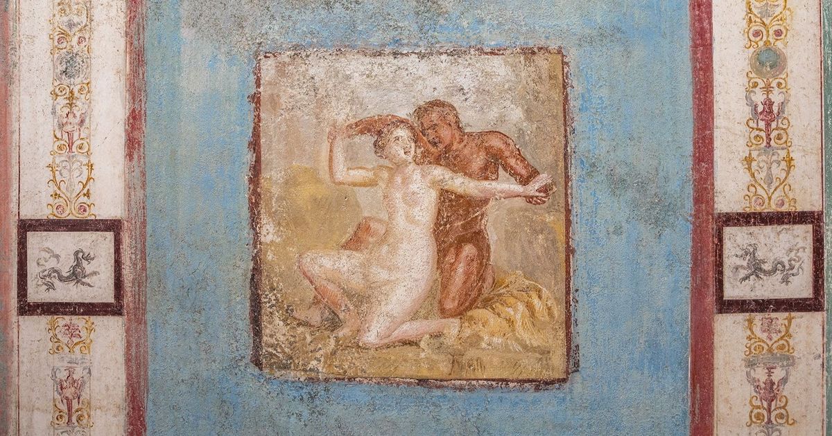 FOTO: Pukau Arkeolog, Ini Penampakan Mural Erotis Romawi Kuno Ditemukan di Reruntuhan Kota Pompeii