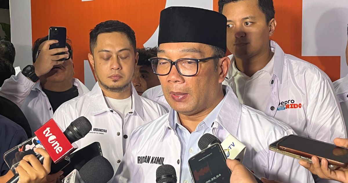 Ridwan Kamil Jelang Debat Perdana Pilkada Jakarta 2024: Semoga Tidak Demam Panggung