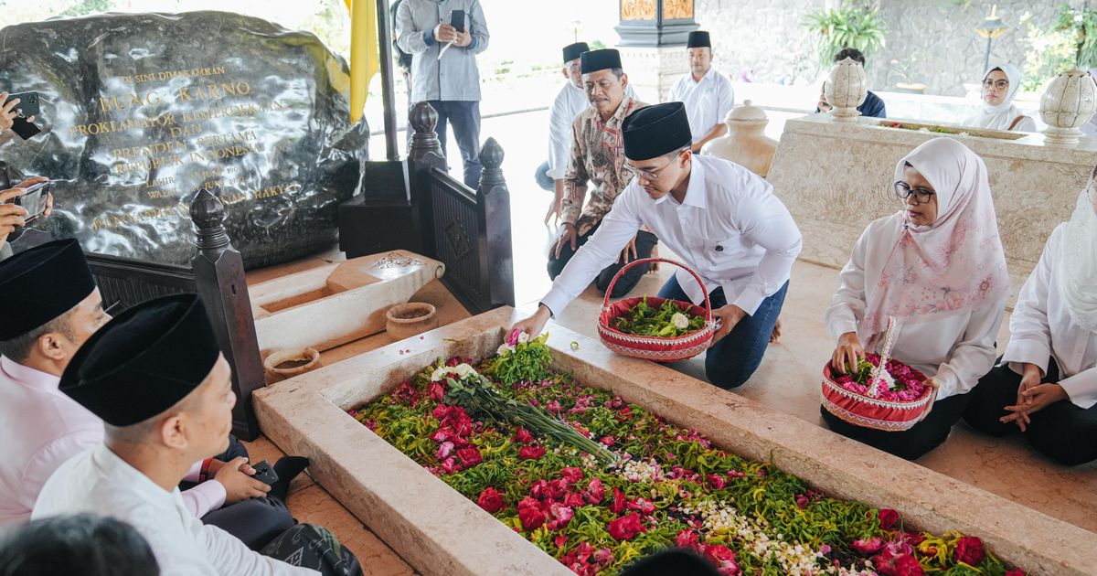 Kaesang Pangarep Ziarah Makam Bung Karno