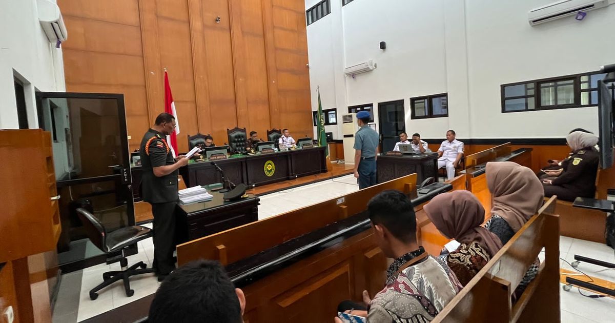 Serda Adan Dituntut Penjara Seumur Hidup Dalam Kasus Pembunuhan Casis TNI AL Asal Nias