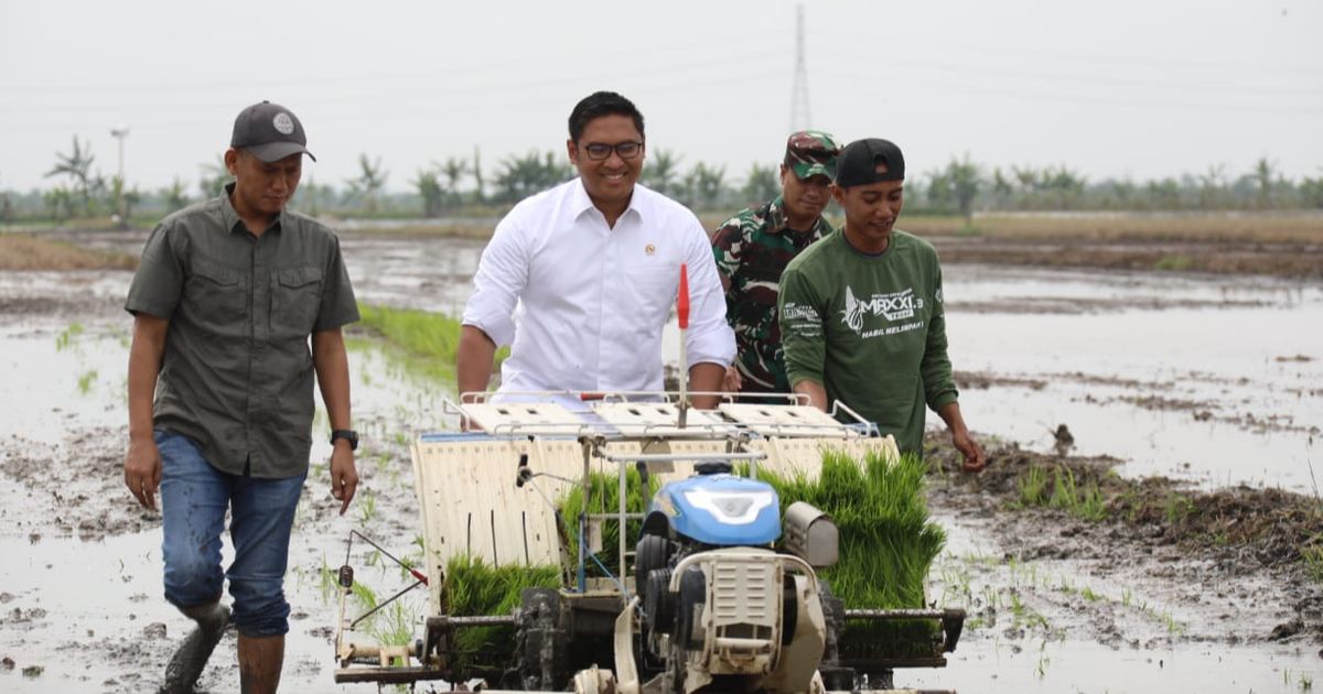 Masuk Musim Hujan, Wamentan Sudaryono Dorong Petani Segera Menanam