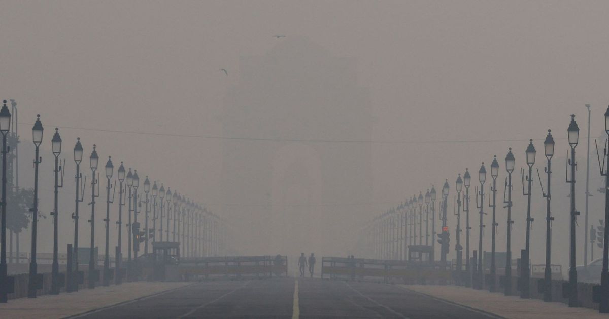 FOTO: Terburuk di Dunia, Begini Penampakan Polusi Parah yang Cekik Warga New Delhi India