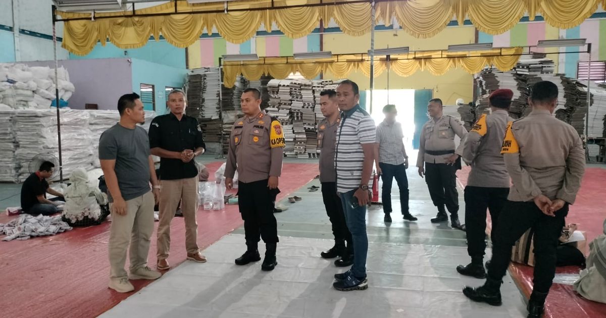 Cek Gudang Logistik Pilkada, Kapolres Dumai ke Personel: Saya Tidak ingin Dengar Ada Sikap Arogan