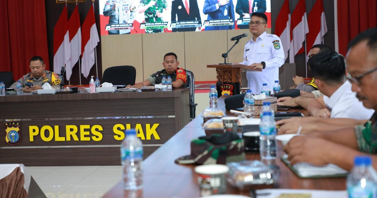 Debat Pilkada Siak Digelar di Luar Kota, Polres Bahas Skema Pengamanan Lintas Sektor