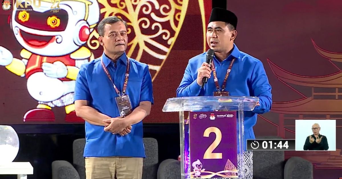 VIDEO: Semangat Luthfi Bicara Sambil Tunjuk-tunjuk Dukung Program Prabowo, Andika Senyum Tipis