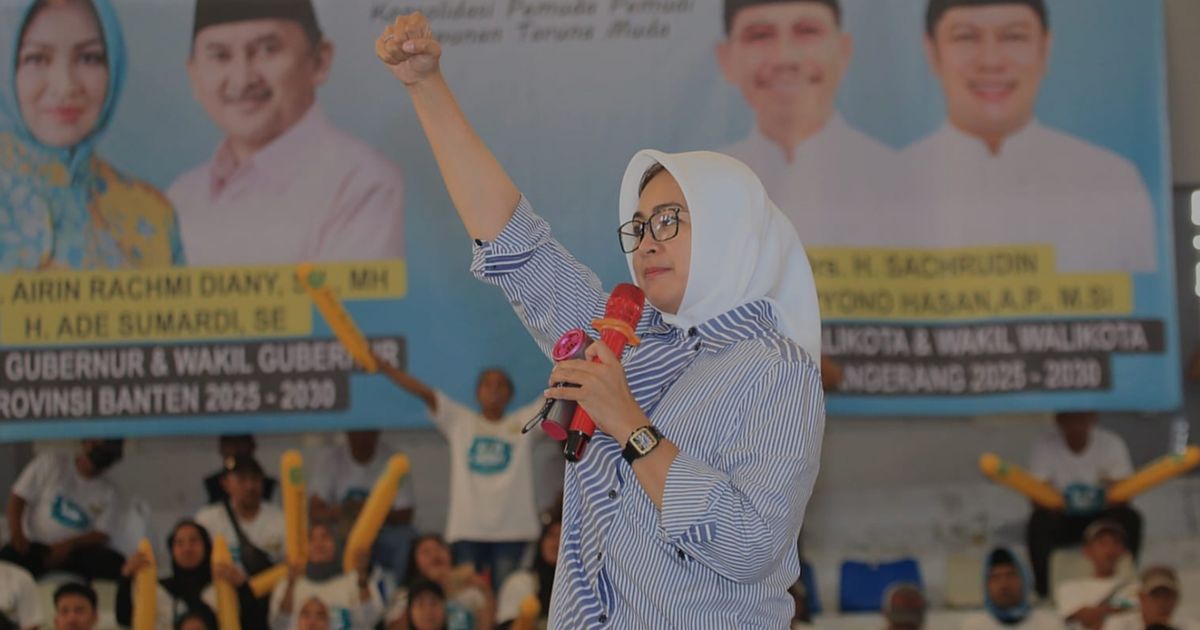 Dukungan Keluarga jadi Motivasi Maju Pilgub, Ini Sosok Airin Rachmi Diany Calon Gubernur Banten