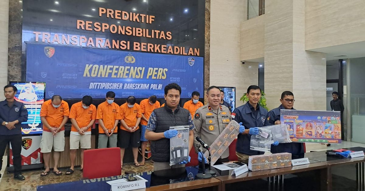 Polisi Bongkar Judi Online Senilai Rp685 Miliar, Dikendalikan dari China