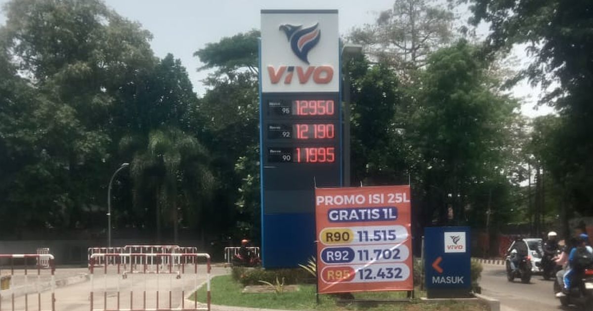 Ikut Langkah Pertamina, SPBU Vivo Naikkan Harga BBM Mulai Hari Ini