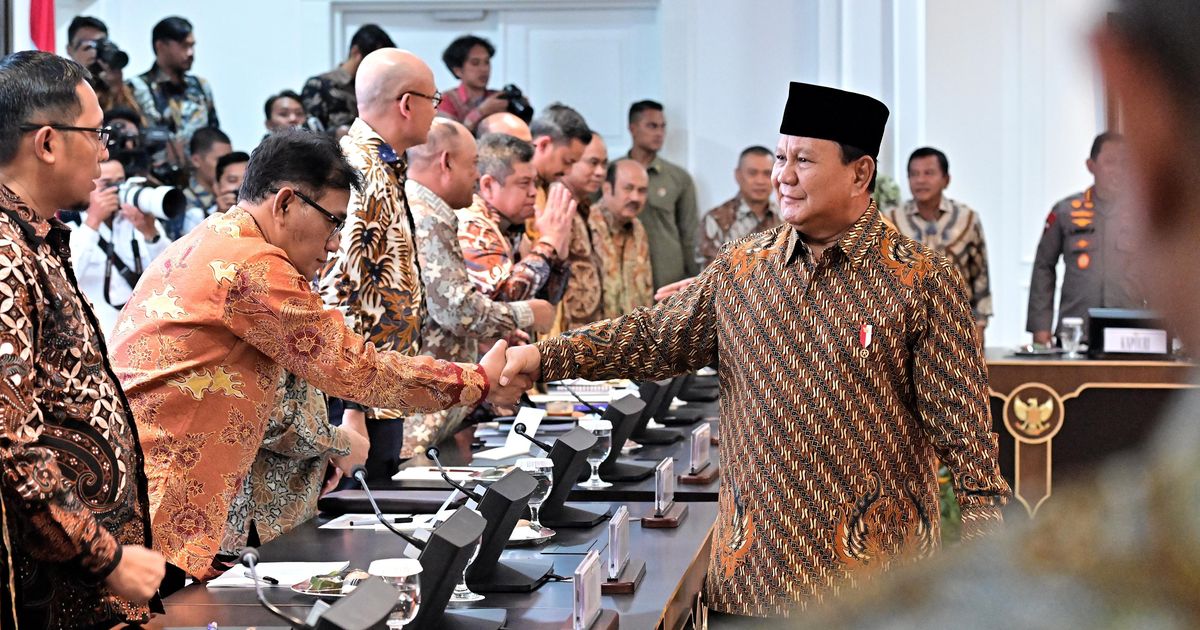 Prabowo Kumpulkan Semua Ketum Partai Pendukung di Istana, Ini yang Dibahas