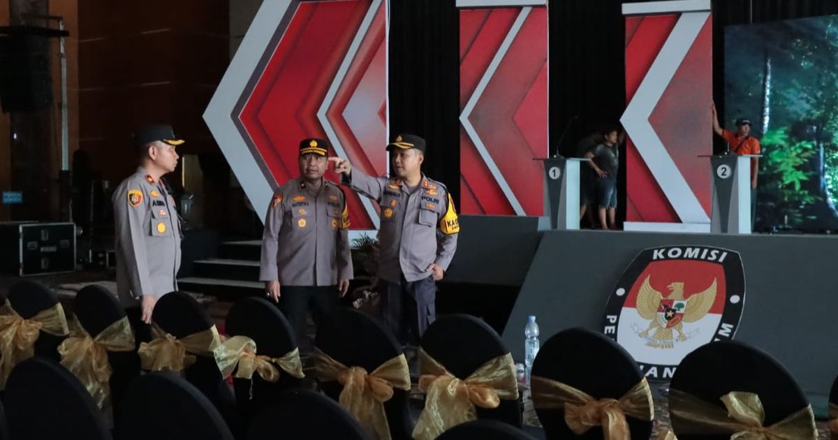 Kapolres Kampar Pimpin Persiapan Pengamanan Tiga Lapis Debat Pilkada