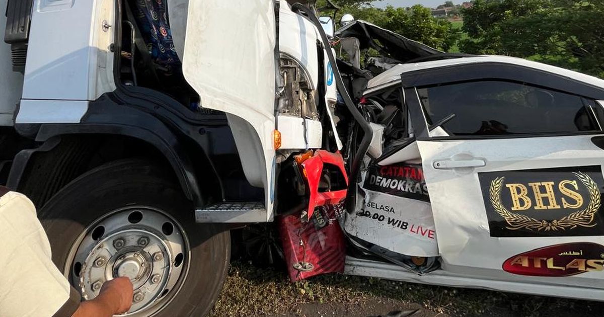 Sopir Truk Tabrak Mobil Kru Tvone di Pemalang Jadi Tersangka