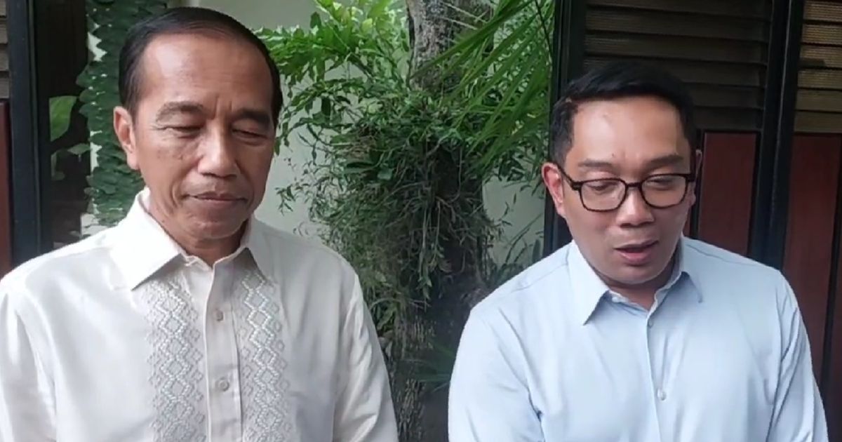 Di Depan Jokowi, Ridwan Kamil Tanggapi Elektabilitas di Pilkada Jakarta Turun