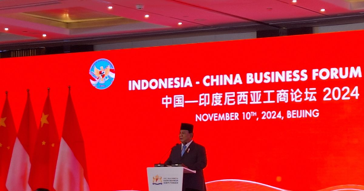 Pengusaha RI-China Teken Perjanjian Investasi Senilai USD 10,7 Miliar, Disaksikan Langsung Prabowo