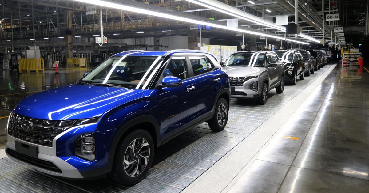 FOTO: Intip Dapur Produksi Mobil Hyundai di Cikarang, Nyaman Full AC dan Pakai Ratusan Robot Canggih