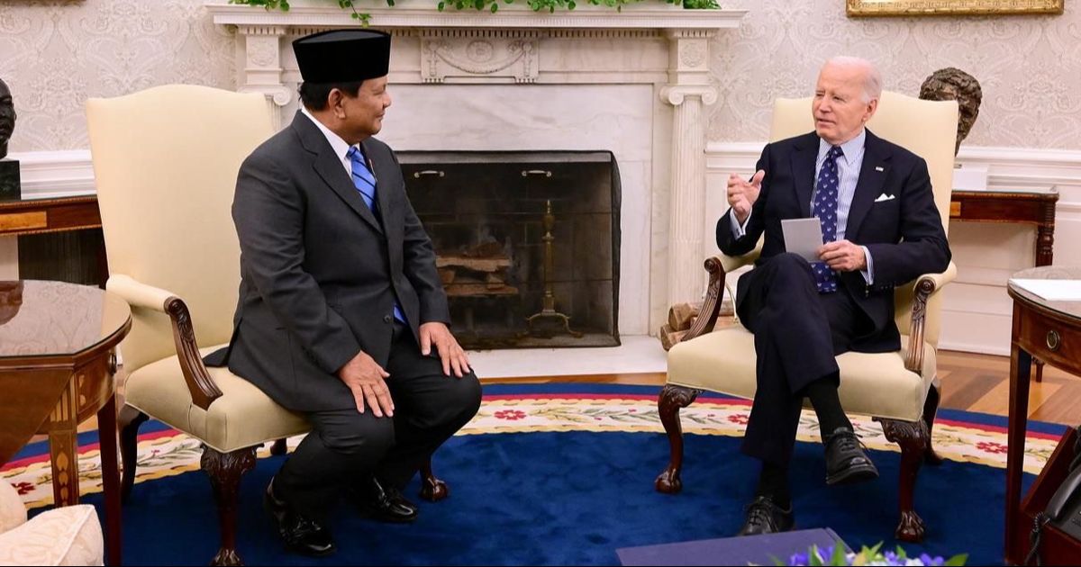 Prabowo Bicara Empat dengan Joe Biden, Bahas Situasi Gaza hingga Laut China Selatan