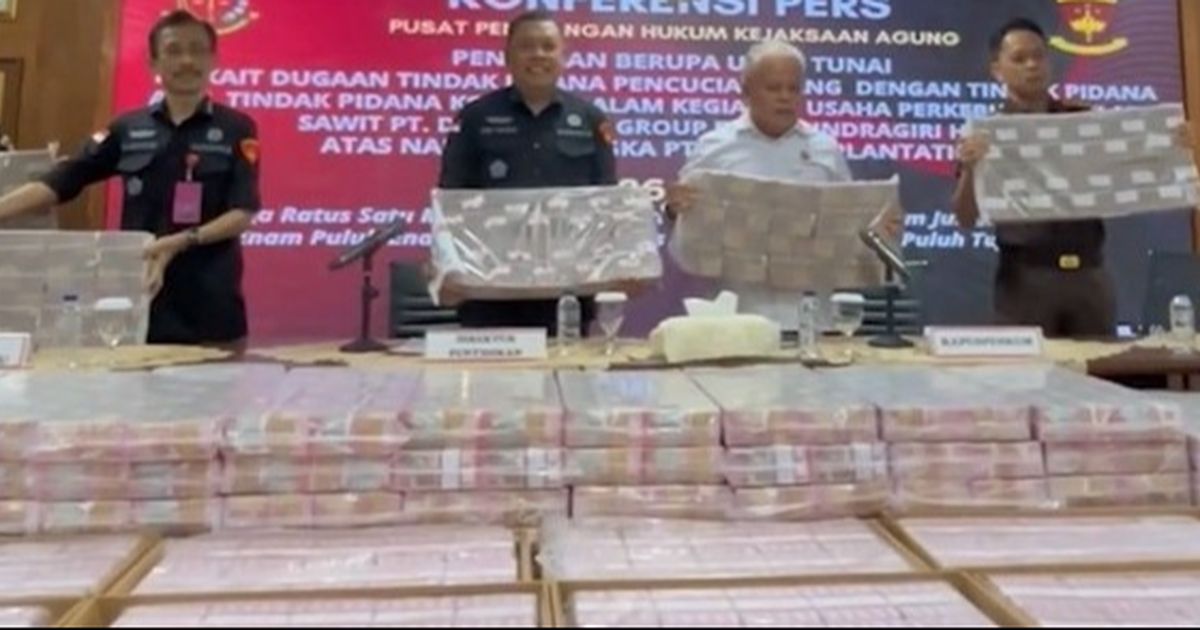 Kejagung Sita Uang Tunai Rp301 Miliar Terkait TPPU Kasus Korupsi Mafia Minyak Goreng