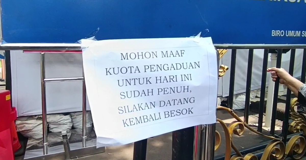 Hari Ketiga Layanan Lapor Mas Wapres Mencapai Batas Maksimal, Hanya Terima Sampai Jam 11.00 WIB