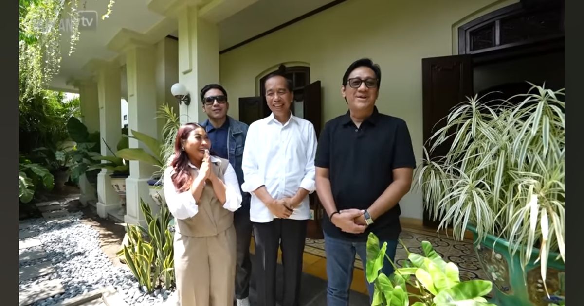 Andre Taulany, Desta dan Boiyen Bertamu ke Rumah Jokowi di Solo, Ada Obrolan Rahasia yang Bikin Penasaran